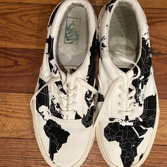 Prototype Rare Men’s World Map Vans Size 11 - Picture 3 of 5